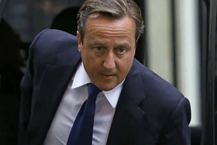 
	David Cameron: primeiro-ministro disse que amostras examinadas por especialistas de laborat&oacute;rio ingl&ecirc;s &quot;acrescentam novas provas do uso de armas qu&iacute;micas no sub&uacute;rbio de Damasco&quot;
 (Stefan Wermuth/Reuters)