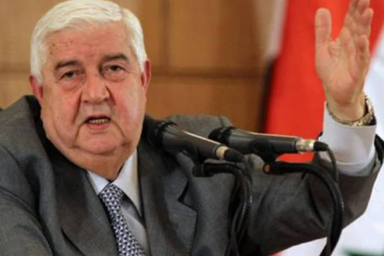 
	O chanceler s&iacute;rio, Walid Muallem: ministro disse que R&uacute;ssia, Ir&atilde; e Hezbollah s&atilde;o &quot;os verdadeiros amigos da S&iacute;ria&quot;
 (Louai Beshara/AFP)