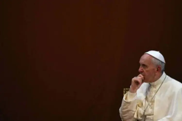 Papa Francisco: ações mostram a vontade do papa de limpar as finanças do Vaticano (Gabriel Bouys/AFP)