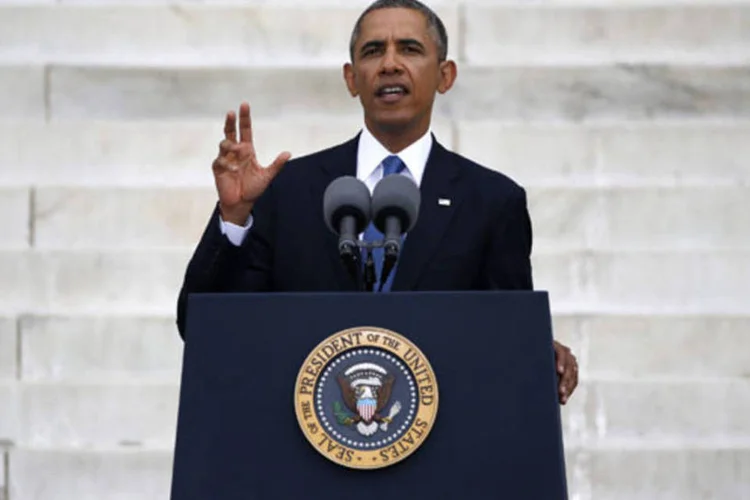 
	Presidente americano Barack Obama: &quot;posso assegurar ao p&uacute;blico na Europa e ao redor do mundo que n&oacute;s n&atilde;o estamos bisbilhotando os emails das pessoas ou escutando seus telefonemas&quot;
 (Jason Reed/Reuters)