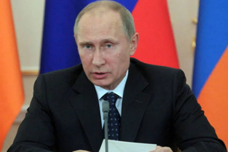 
	Vladimir Putin: presidente afirmou a rep&oacute;rteres nesta ter&ccedil;a-feira que o plano &quot;pode funcionar apenas se o lado americano e seus aliados rejeitarem o uso da for&ccedil;a&quot;
 (Getty Images)