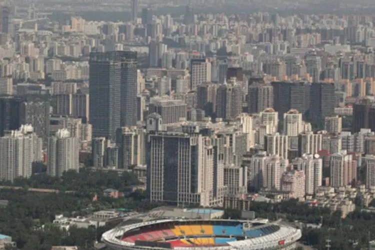 Pequim, China: cidade não acabou com problemas que tinha antes das Olimpíadas, como a poluição e os engarrafamentos (Getty Images)