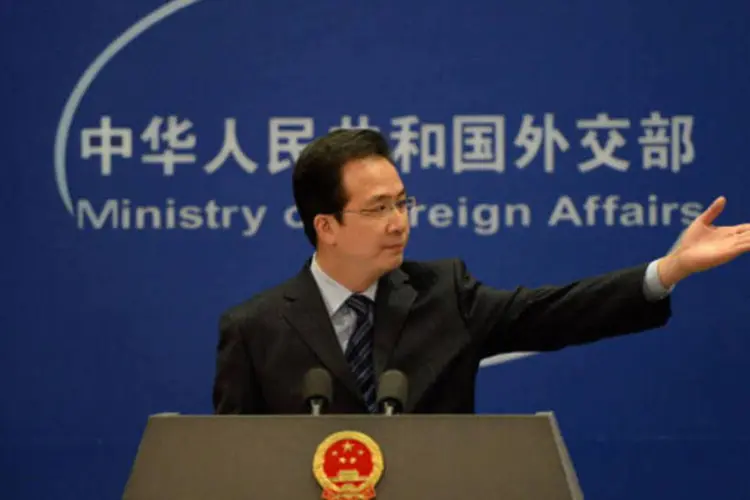 Porta-voz do Ministério das Relações Exteriores chinês, Hong Lei: Pequim se opõe a uma ação militar na Síria (Getty Images)