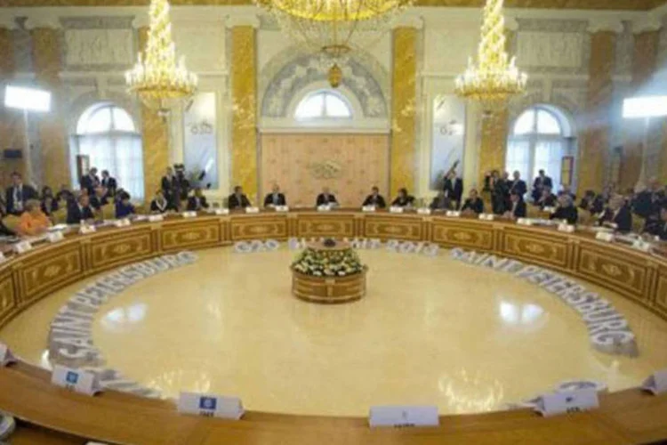 Abertura do G20:  jantar foi uma oportunidade de abordar a crise síria, que gera fortes tensões diplomáticas (Pablo Martinez Monsivais/AFP)