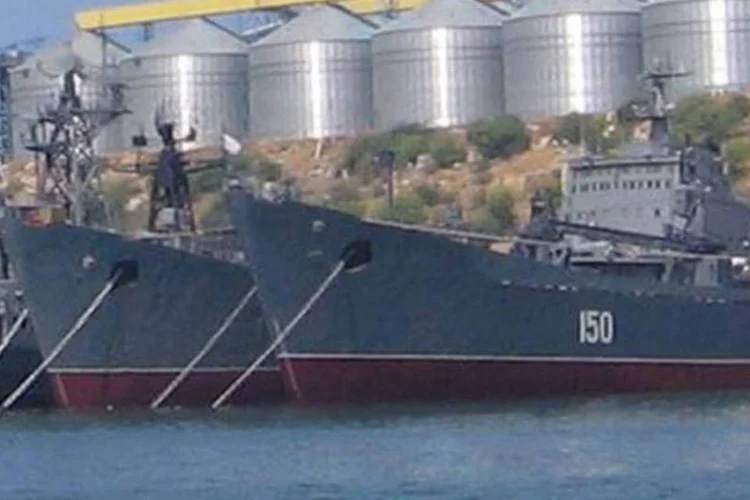 Navio de desembarque "Nikolai Filchenkov": navio de 113 metros de comprimento tem capacidade para 300 infantes de marinha e cerca de 20 tanques (Wikimedia Commons)