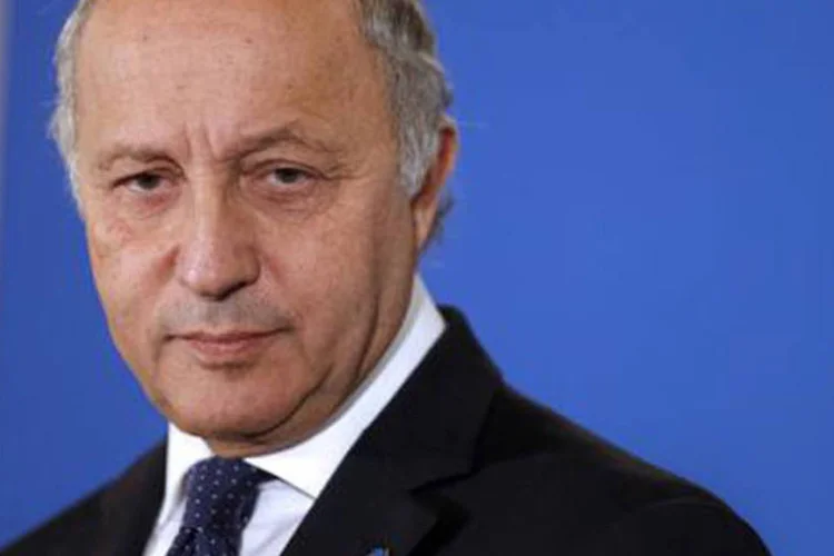 O ministro francês das Relações Exteriores, Laurent Fabius: objetivo é "exigir do regime sírio que esclareça rapidamente seu programa de armas químicas", disse (Thomas Samson/AFP)
