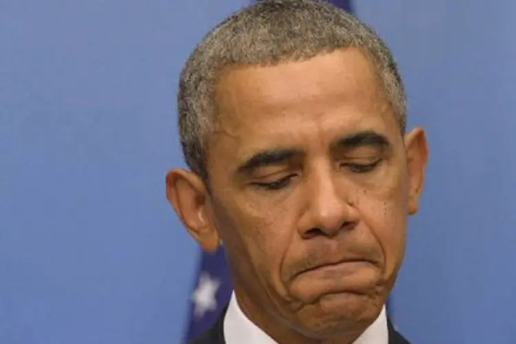 
	O presidente americano, Barack Obama:&nbsp;&quot;sabemos que v&aacute;rias pessoas ficaram feridas e algumas morreram&quot;, acrescentou Obama
 (Jewel Samad/AFP)
