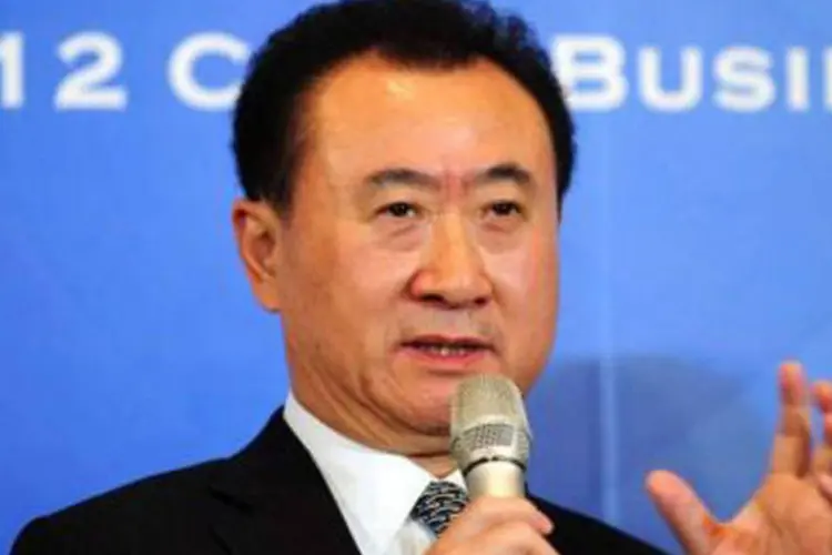 Wang Jianlin, o presidente do conglomerado Wanda Group: China tem exatamente 315 pessoas cuja fortuna supera um bilhão de dólares, 64 a mais em relação a 2012 (AFP)