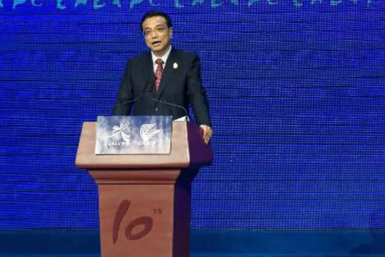 O premier chinês, Li Keqiang: "a China seguirá estimulando as empresas estrangeiras a realizar investimentos e negócio no país", disse (AFP)