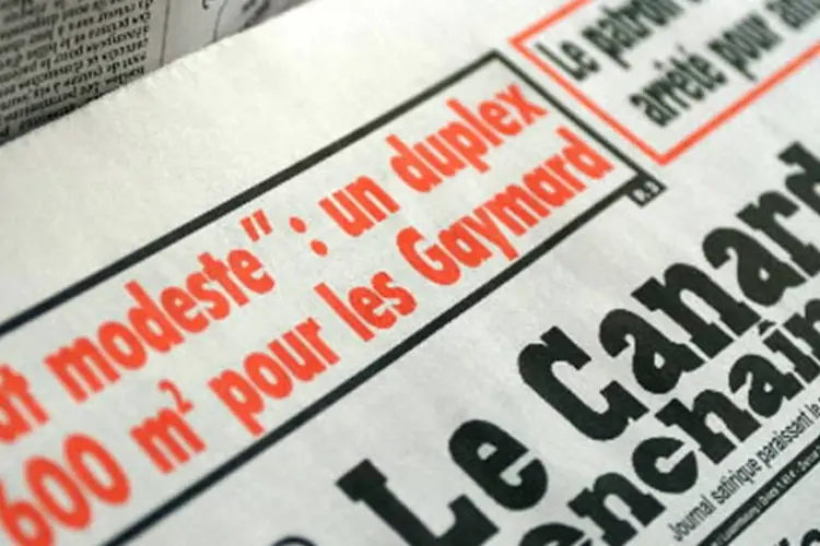Jornal francês Le Canard Enchainé: porta-voz japonês classificou desenhos de "inapropiados e extremamente lamentáveis" (Adam Berry/Bloomberg News)