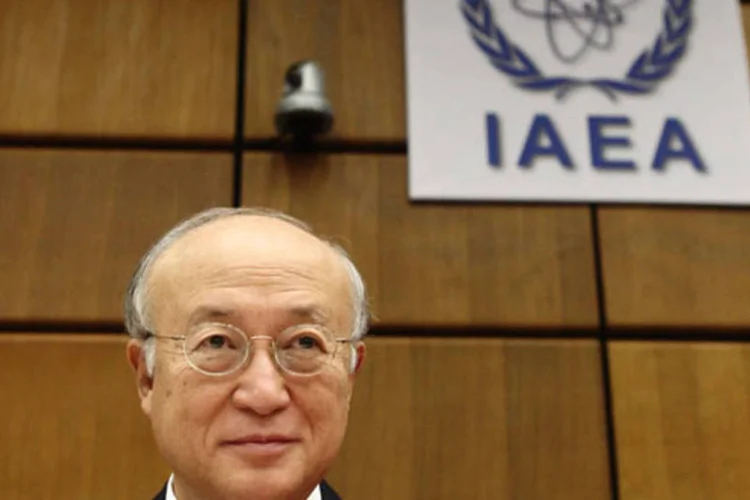 
	Yukiya Amano, da AIEA: &quot;espero que alcancemos avan&ccedil;os na pr&oacute;xima semana&quot;
 (Heinz-Peter Bader/Reuters)