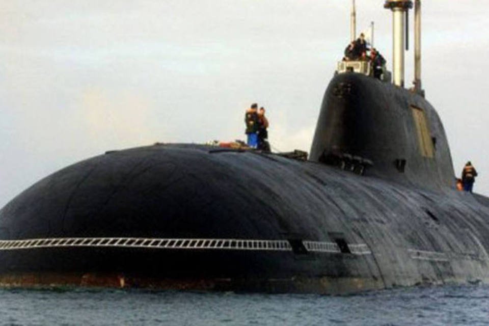 Submarino russo testa míssil intercontinental
