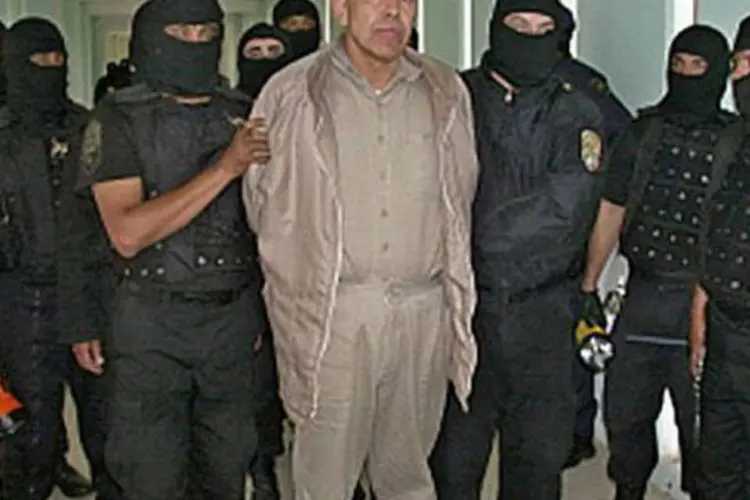 Rafael Quintero, em uma prisão de Guadalajara: Quintero foi um dos fundadores do cartel de Guadalajara (AFP)
