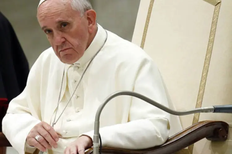 Papa Francisco: "penso na querida população da Síria cuja tragédia humana só pode ser solucionada com o diálogo", disse (Giampiero Sposito/Reuters)