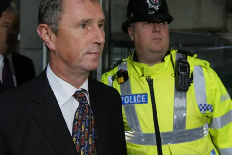 
	Nigel Evans, ex-vice-presidente da c&acirc;mara dos Comuns do Reino Unido: Evans&nbsp;foi acusado de oito crimes
 (Phil Noble/Reuters)