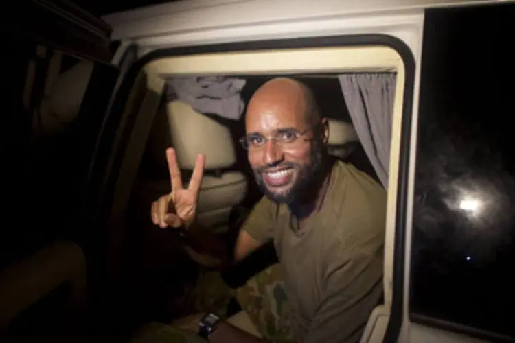 Saif al Islam, filho do falecido ditador Muammar Kadafi: Islam é acusado por crimes contra a humanidade (Getty Images)
