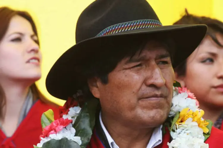 
	Evo Morales, presidente da Bol&iacute;via: o governante aymara quer acabar com a exclus&atilde;o dos camponeses e trabalhadores do exerc&iacute;cio do poder
 (Gaston Brito/Reuters)