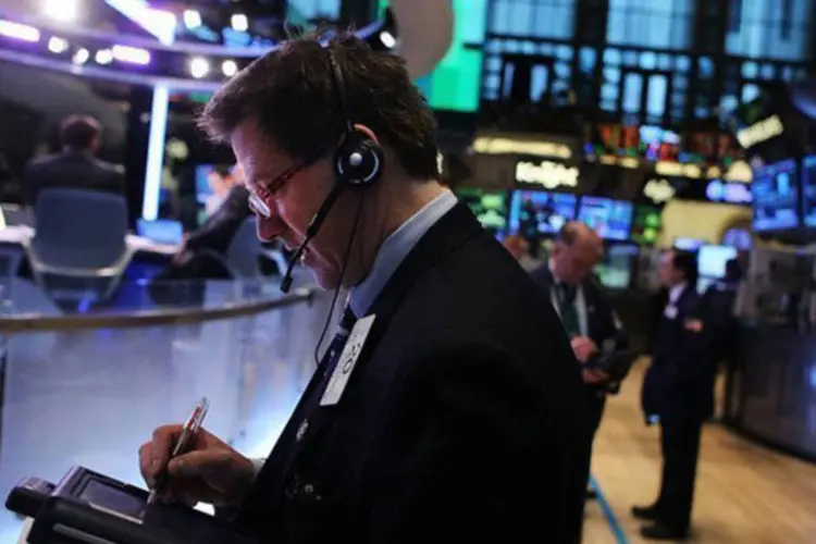 
	Nasdaq de Wall Street em Nova York: o Nasdaq encerrou com recuo de 0,5 por cento, a 4.449 pontos
 (Spencer Platt/AFP)