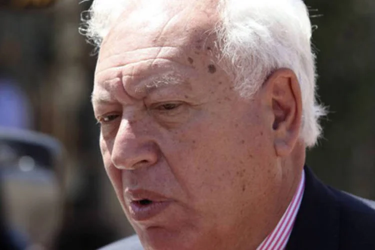 
	Jos&eacute; Manuel Garc&iacute;a-Margallo: &quot;A Espanha estar&aacute; muito vigilante neste tema&quot;, declarou o chefe da diplomacia espanhola
 (Yiannis Kourtoglou/AFP)