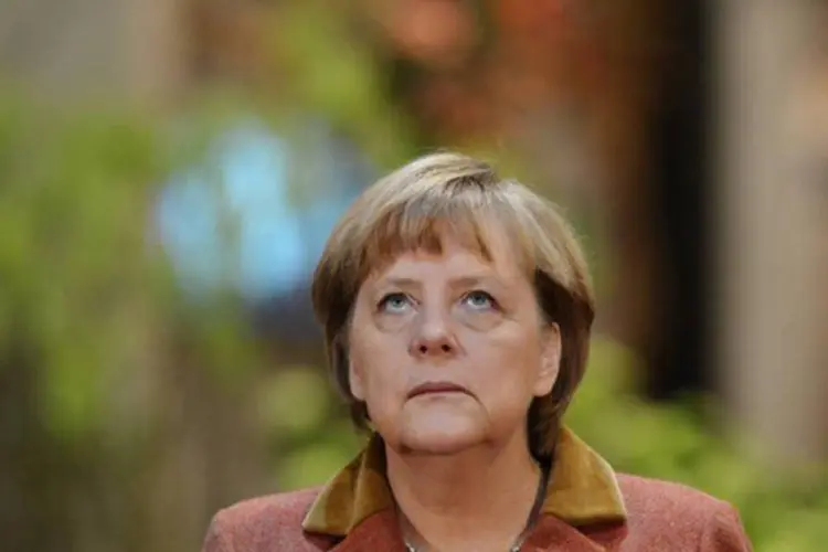 
	A chanceler alem&atilde;, Angela Merkel: ela brigar&aacute; por um terceiro mandato &agrave; frente do governo
 (Johannes Eisele/AFP)