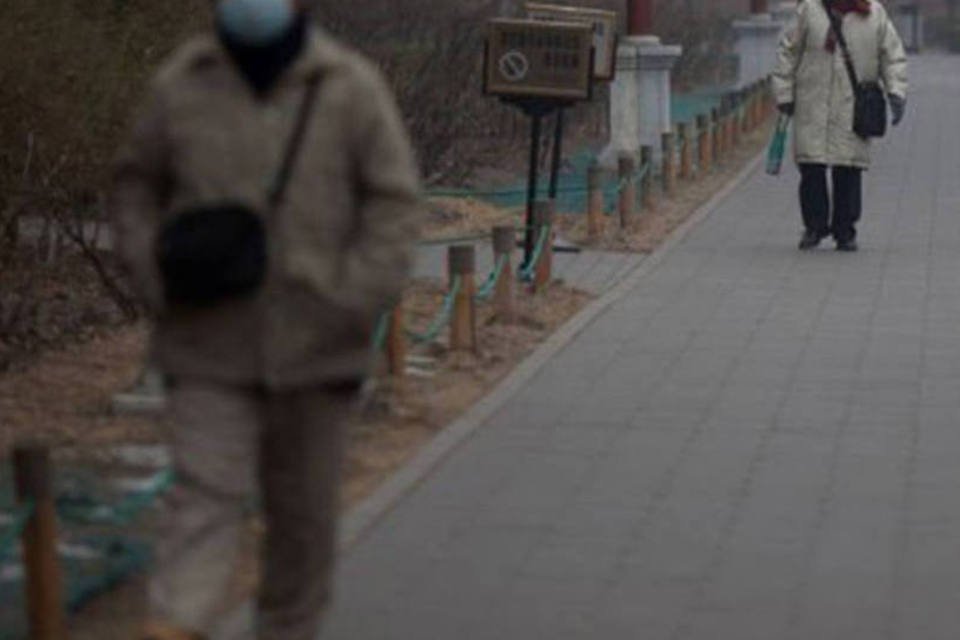 Pequim emite alerta sobre a poluição do ar