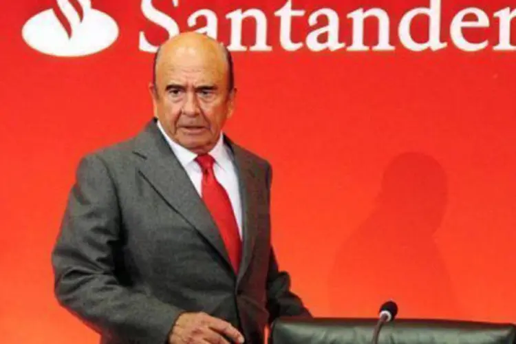 
	O presidente do Banco Santander, Emilio Bot&iacute;n: para ele,&nbsp;a Espanha&nbsp;&quot;vai ser uma das not&iacute;cias mais positivas nos resultados do Santander nos pr&oacute;ximos tr&ecirc;s anos&quot;
 (Javier Soriano/AFP)
