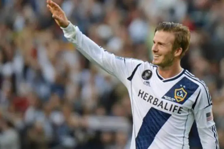 
	David Beckham se despede do Los Angeles Galaxy em &uacute;ltimo jogo pelo time: ex-jogador vai comprar clube em Miami para promover o futebol nos Estados Unidos
 (Robyn Beck/AFP)