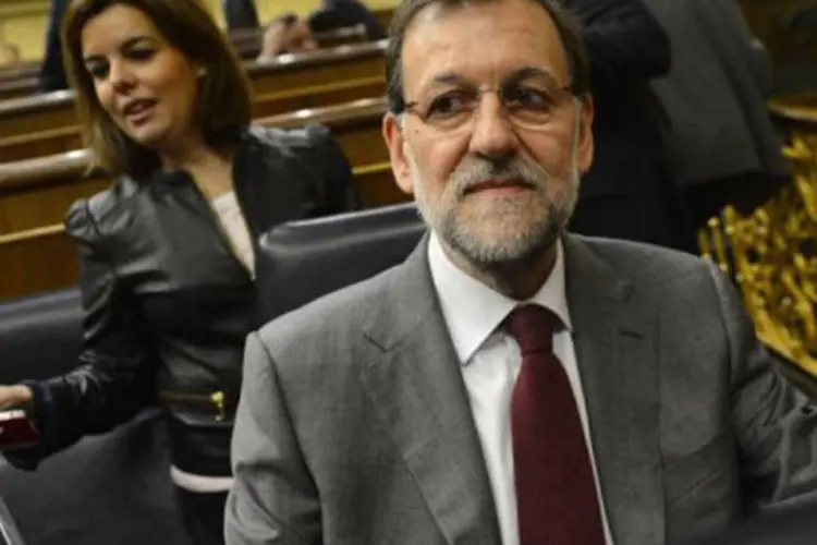 
	O primeiro-ministro espanhol, Mariano Rajoy: &quot;nunca recebi dinheiro sujo&quot;
 (Pierre-Philippe Marcou/AFP)