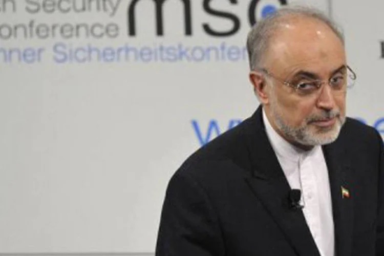 
	O chanceler iraniano, Ali Akbar Salehi: &quot;estamos dispostos a levar em conta as preocupa&ccedil;&otilde;es da outra parte. Isso &eacute; algo muito importante&quot;, disse
 (Thomas Kienzle/AFP)