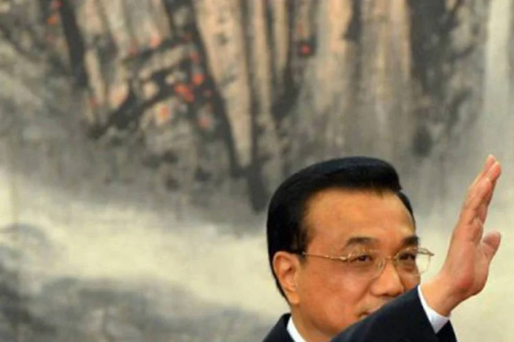 
	Vice-primeiro-ministro Li Keqiang: houve grande surpresa com a cena das n&aacute;degas infantis perto de Li, que ser&aacute; anunciado no pr&oacute;ximo m&ecirc;s chefe de governo
 (Mark Ralston/AFP)