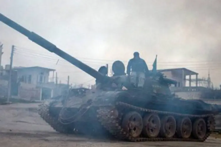 Ataque em Idlib: Fateh al-Sham rompeu seus laços com a Al-Qaeda no ano passado (Daniel Leal-Olivas/AFP)