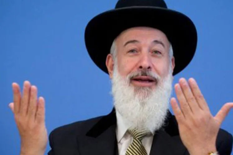 O Grande Rabino asquenaze de Israel, Yona Metzger (Kay Nietfeld/AFP)