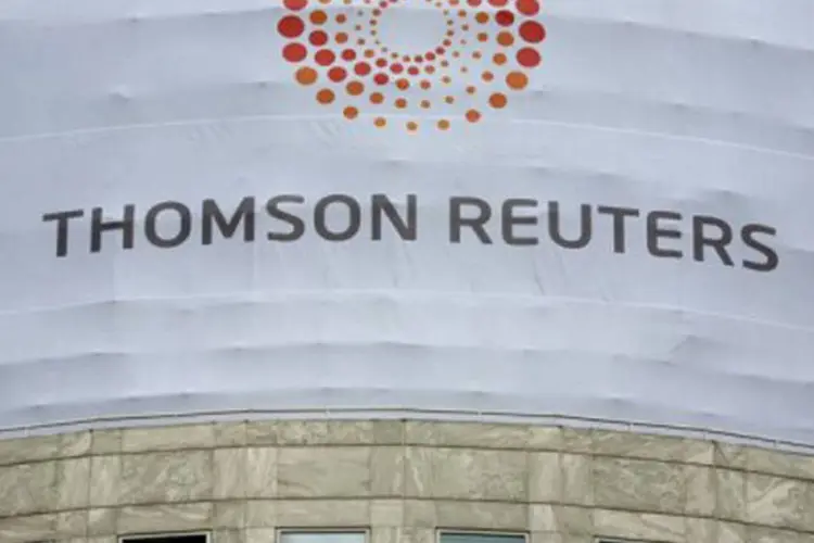 
	Thomson Reuters: volume de neg&oacute;cios da divis&atilde;o finan&ccedil;as e risco da empresa caiu 1% em 2012
 (Shaun Curry/AFP)