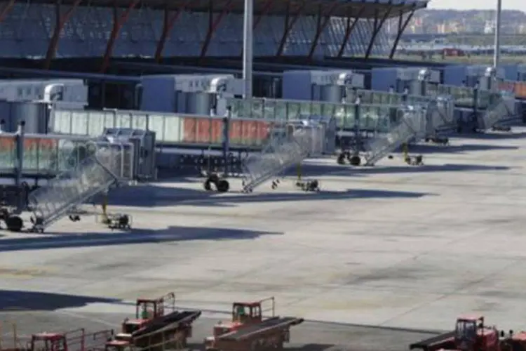 
	Aeroporto: os principais sindicatos da companhia convocaram tr&ecirc;s s&eacute;ries de cinco dias de greve
 (Javier Soriano/AFP)