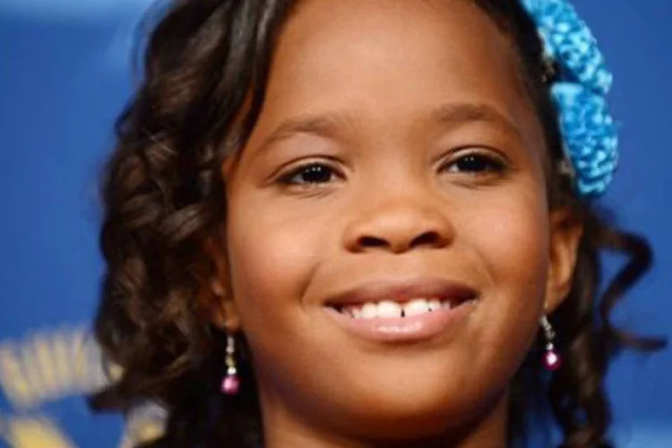 
	A atriz Quvenzhane Wallis: Quvenzhane &eacute; a mais jovem atriz a concorrer ao pr&ecirc;mio de melhor atriz no Oscar
 (Robyn Beck/AFP)