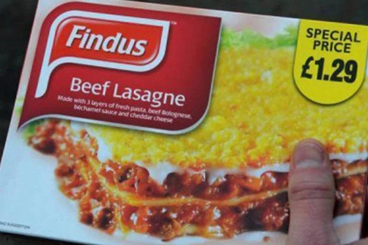 
	Lasanha congelada que supostamente continha carne de cavalo: o esc&acirc;ndalo da carne de cavalo classificada como bovina em pratos prontos afeta 15 pa&iacute;ses europeus
 (Andrew Yates/AFP)