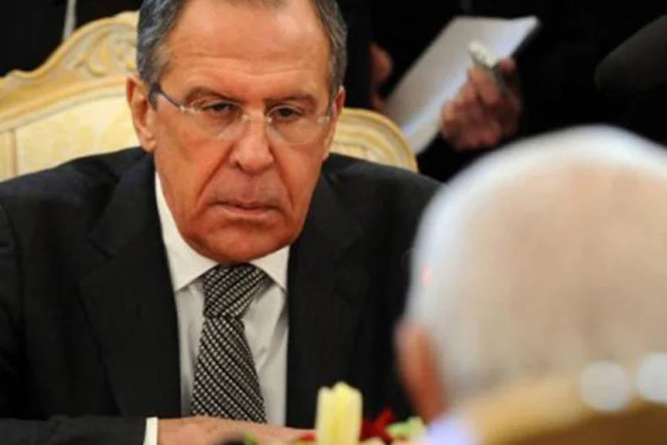 
	Sergei Lavrov, chanceler russo: a situa&ccedil;&atilde;o na S&iacute;ria deve ser abordada nesta ter&ccedil;a-feira em uma reuni&atilde;o de Lavrov com o secret&aacute;rio de Estado americano, John Kerry
 (Yuri Kadobnov/AFP)