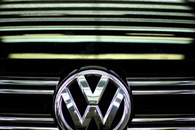 
	Logo da Volkswagen: donos da Fiat querem mudar o foco para a marca Ferrari
 (Odd Andersen/AFP)