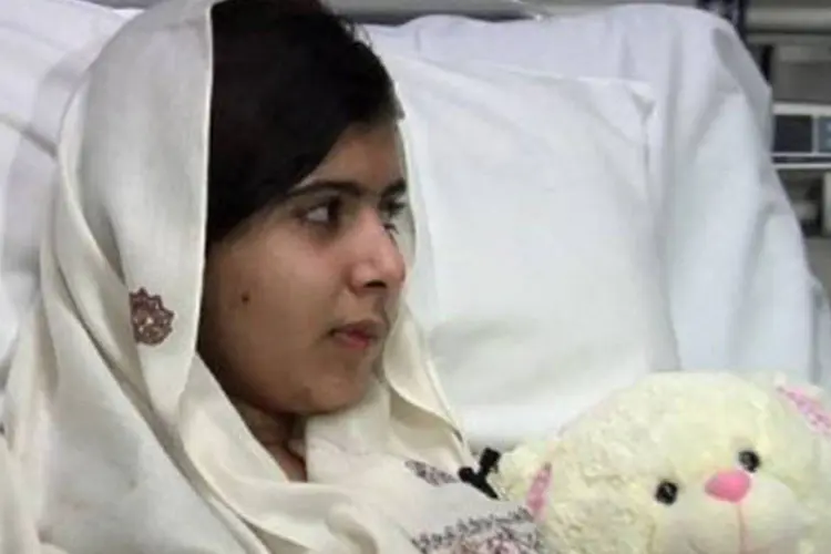 
	Malala, candidata ao Nobel da Paz: ela foi atacada por talib&atilde;s por lutar pela edu&ccedil;&atilde;o das meninas no Paquist&atilde;o
 (AFP)