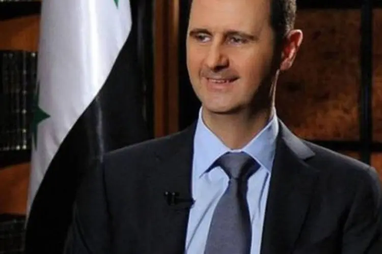 
	O presidente s&iacute;rio, Bashar al-Assad: segundo fontes, o presidente parece &quot;muito c&ocirc;modo&quot;
 (AFP)
