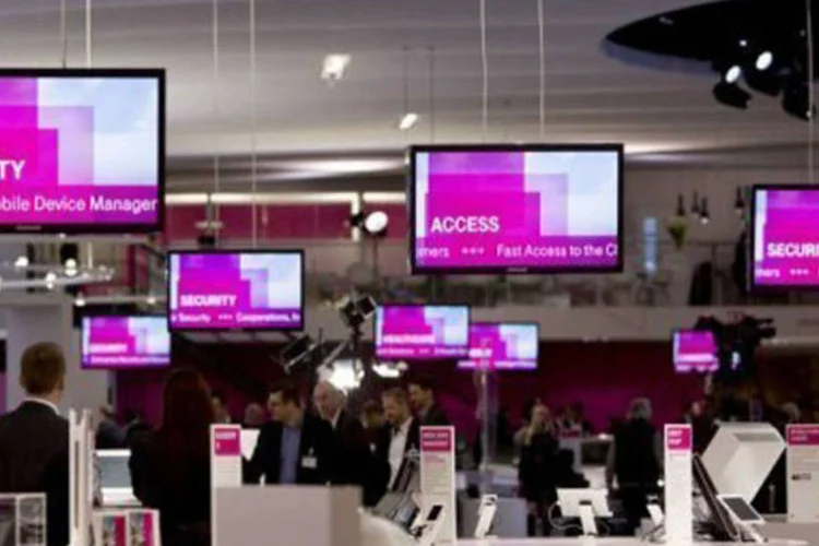 CebIT: a feira acontece na cidade alemã de Hanover
 (Carsten Koall/AFP)