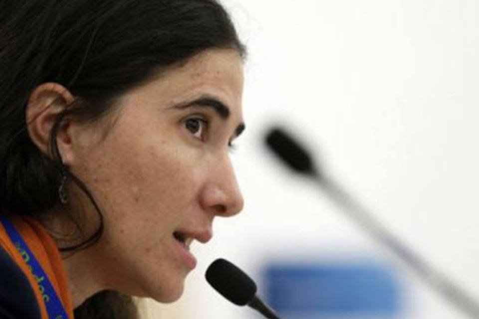 Yoani Sánchez confia em transição democrática em Cuba