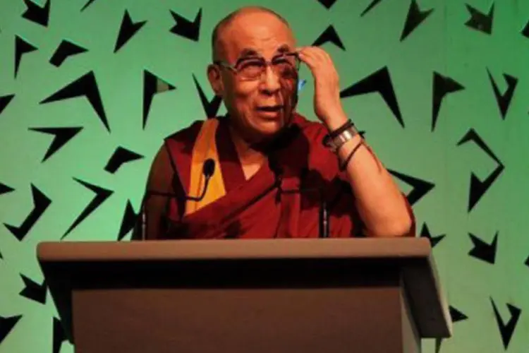 
	Dalai Lama aumentou sua atividade virtual com novo perfil no Instagram
 (Indranil Mukherjee/AFP)
