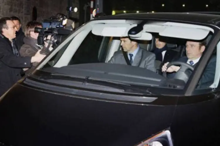 
	Nicolas Sarkozy deixa a corte en Bordeaux, 21 de mar&ccedil;o, 2013: o abuso de incapaz prev&ecirc; pena de at&eacute; tr&ecirc;s anos de pris&atilde;o e multa de 375 mil euros
 (Patrick Bernard/AFP)