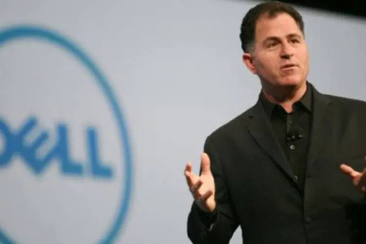 
	Michael Dell: a companhia &eacute; rica em dinheiro, mas viu seus lucros ca&iacute;rem
 (Kimihiro Hoshino/AFP)
