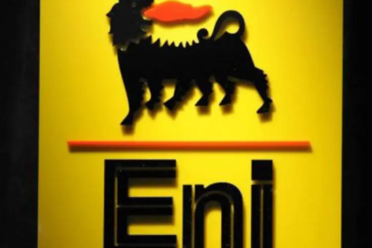 Logo da ENI
 (Damien Meyer/AFP)