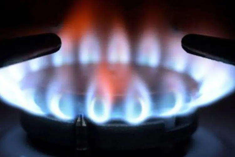 Gás: o último reajuste ocorreu há cerca de um mês (Damien Meyer/AFP)