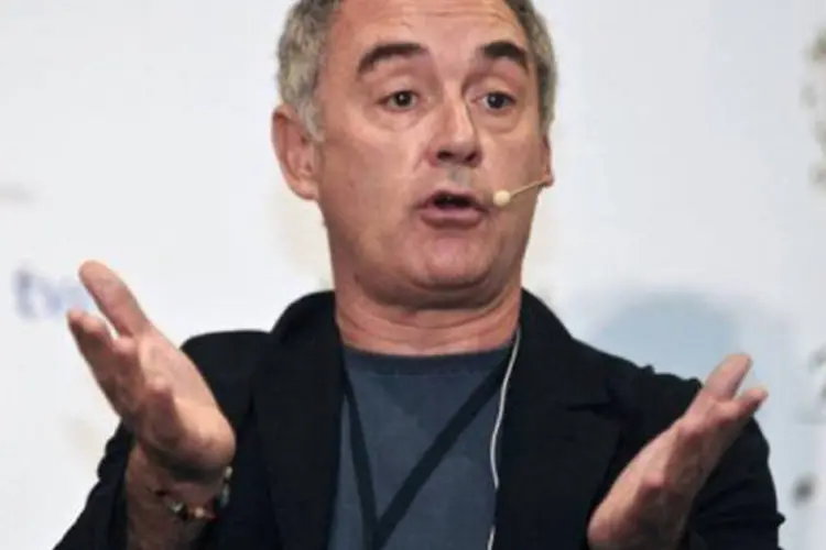 
	Ferran Adri&agrave;: ele renovou a imagem da gastronomia espanhola e &eacute; considerado um vanguardista
 (Ernesto Benavides/AFP)