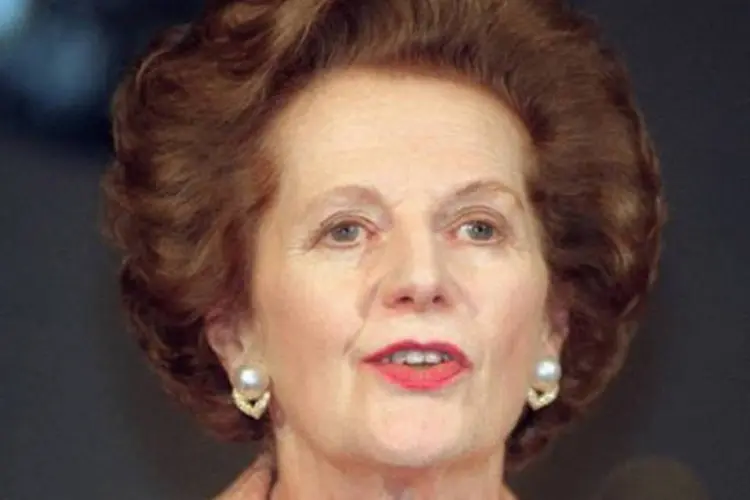 
	Margaret Thatcher: a solenidade, com honras militares, provocou grande pol&ecirc;mica porque a ex-l&iacute;der &eacute; uma figura pol&iacute;tica que provoca divis&otilde;es no pa&iacute;s
