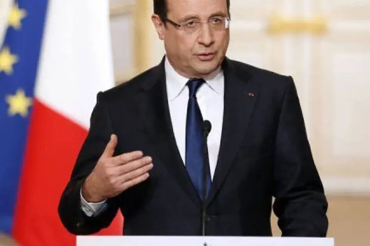 
	Hollande: ele anunciou a &quot;cria&ccedil;&atilde;o de uma promotoria financeira, com compet&ecirc;ncia nacional, que poder&aacute; atuar nos casos de corrup&ccedil;&atilde;o e de grandes fraudes fiscais&quot;
 (Patrick Kovarik/AFP)